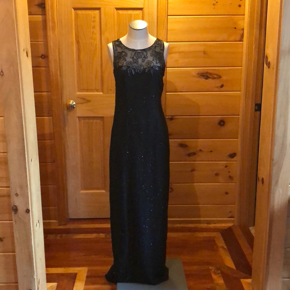 Black Sequin Dress